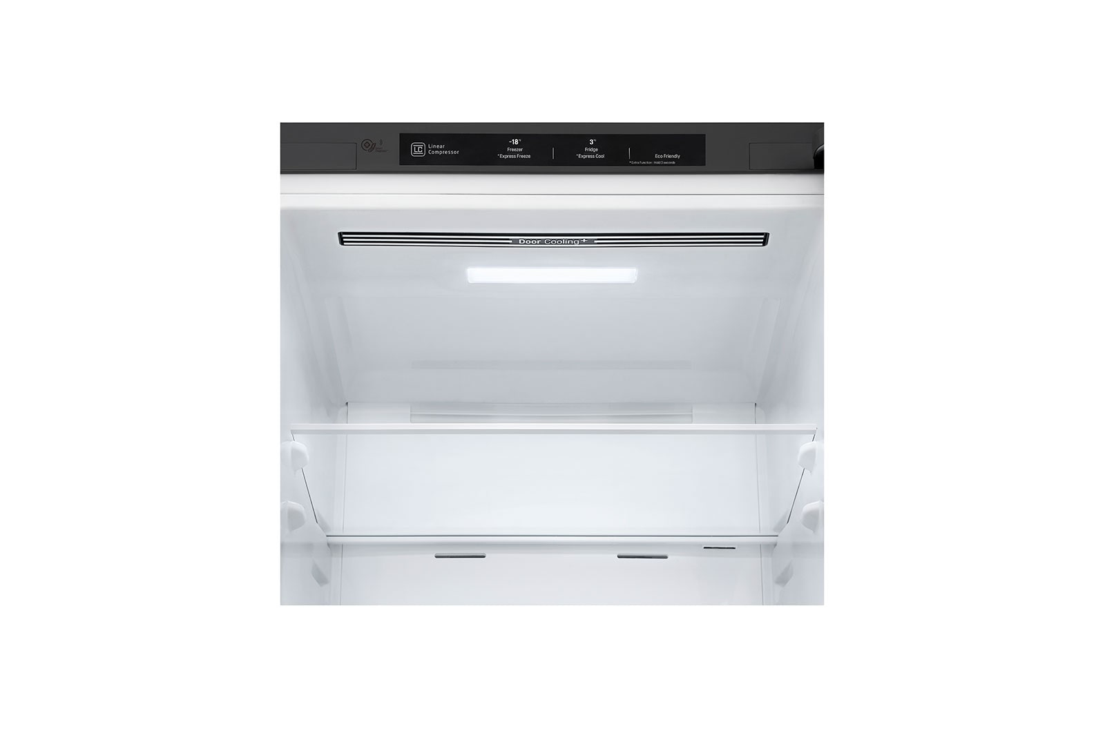 LG 2.03M 384L Kombinerad kyl/frys(Shiny Steel) - Energiklass E, Door Cooling™, GBB62PZJZN