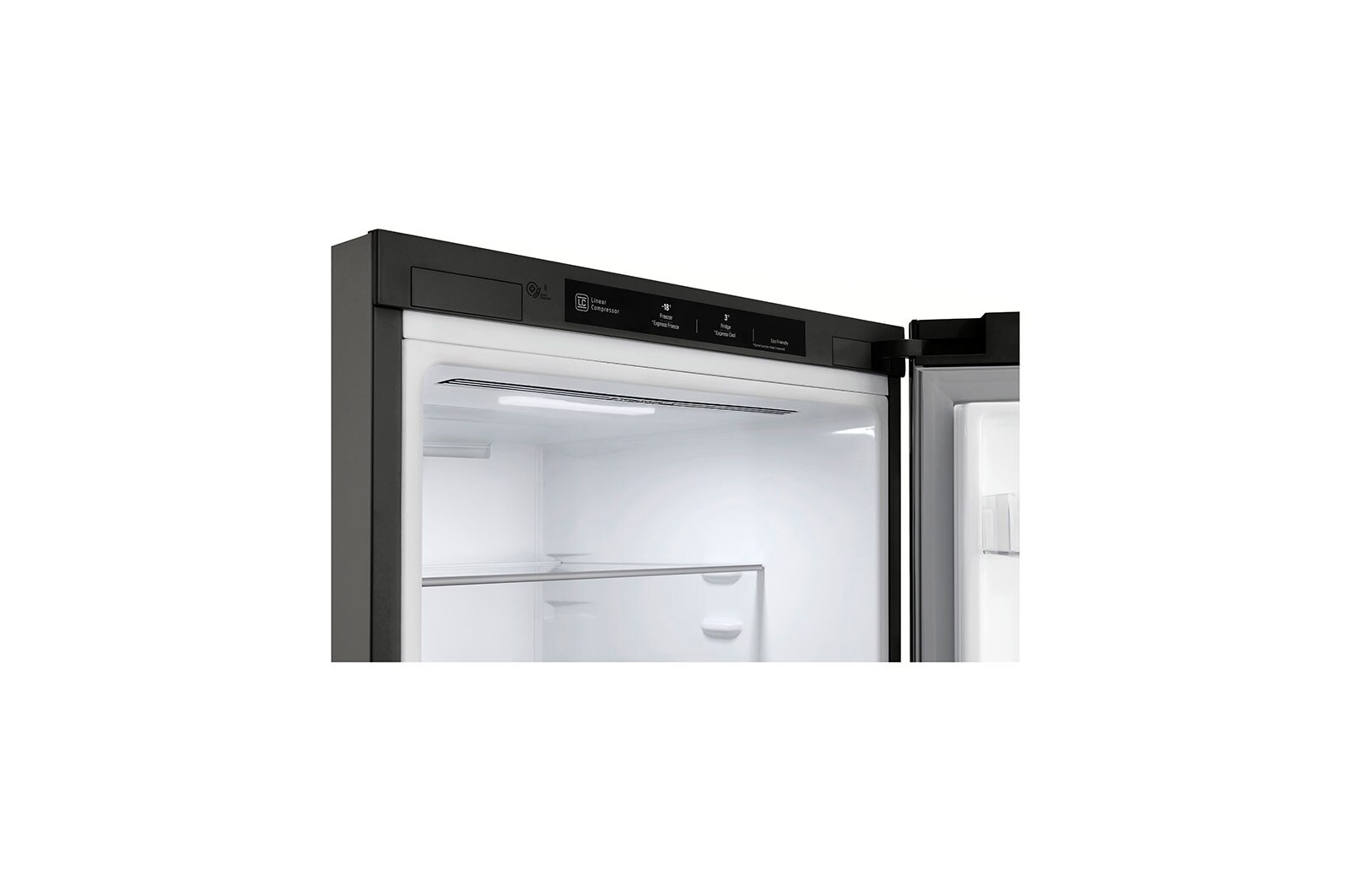LG 2.03M 384L Kombinerad kyl/frys(Shiny Steel) - Energiklass E, Door Cooling™, GBB62PZJZN