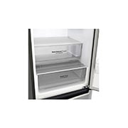 LG 2.03M 384L Kombinerad kyl/frys(Shiny Steel) - Energiklass E, Door Cooling™, GBB62PZJZN
