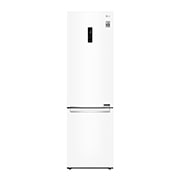 Vy framifrån av 2.03M 384L Kombinerad kyl/frys(Vit) - Energiklass D, Door Cooling™ och Smart Diagnosis™ med Wi-Fi GBB62SWFFN