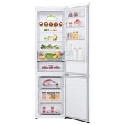 LG 2.03M 384L Kombinerad kyl/frys(Vit) - Energiklass D, Door Cooling™ och Smart Diagnosis™ med Wi-Fi, GBB62SWFFN
