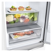 LG 2.03M 384L Kombinerad kyl/frys(Vit) - Energiklass D, Door Cooling™ och Smart Diagnosis™ med Wi-Fi, GBB62SWFFN