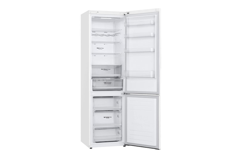 LG 2.03M 384L Kombinerad kyl/frys(Vit) - Energiklass D, Door Cooling™ och Smart Diagnosis™ med Wi-Fi, GBB62SWFFN