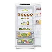 LG 2.03M 384L Kombinerad kyl/frys(Vit) - Energiklass D, Door Cooling™, GBB62SWGFN