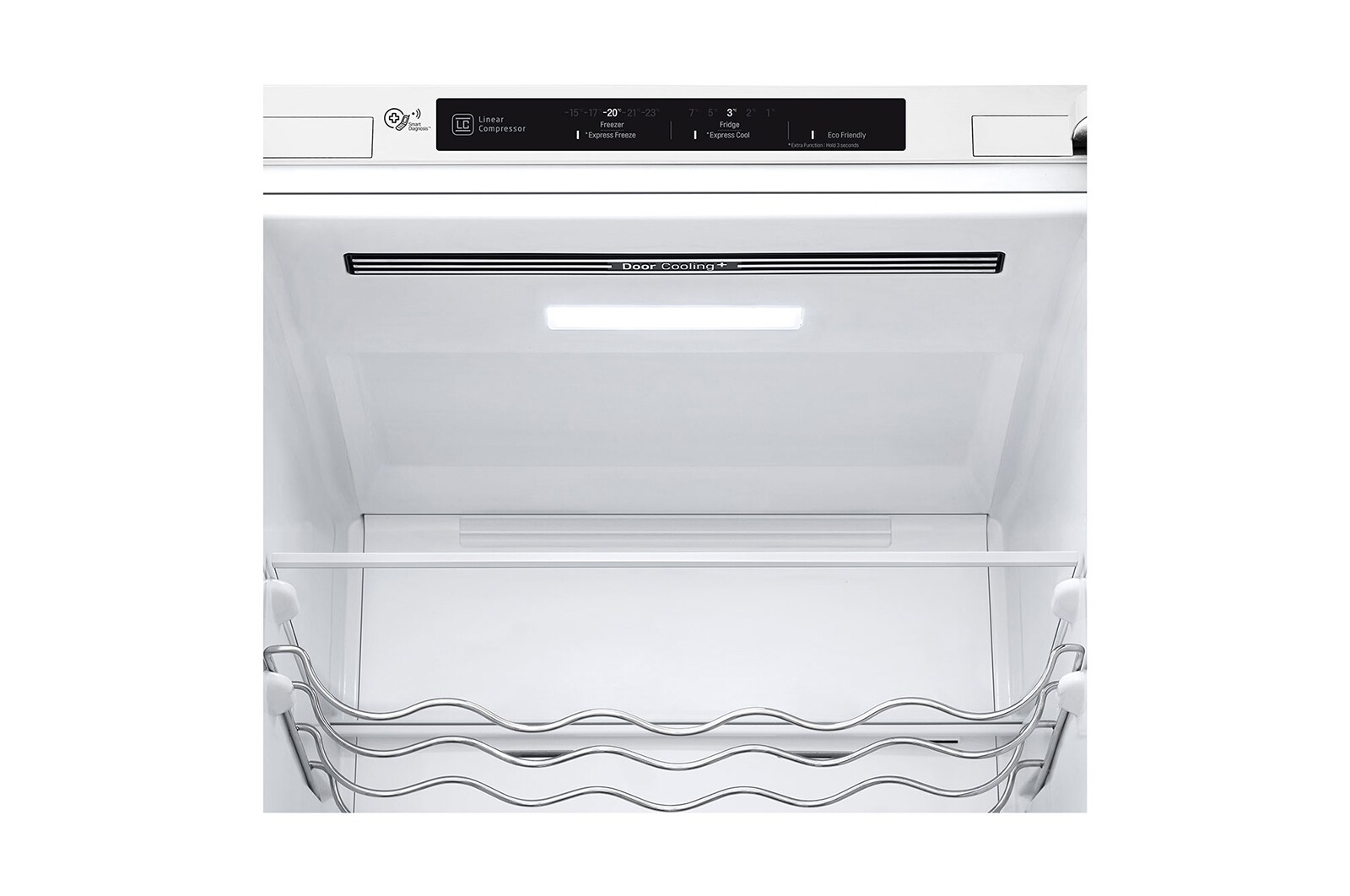LG 2.03M 384L Kombinerad kyl/frys(Vit) - Energiklass D, Door Cooling™, GBB62SWGFN