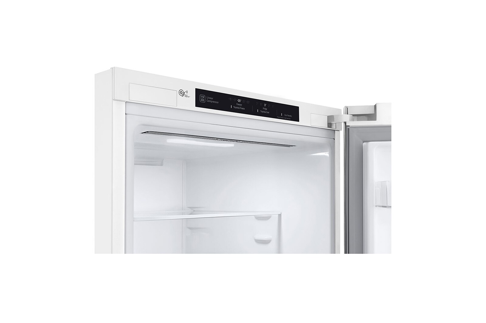 LG 2.03M 384L Kombinerad kyl/frys(Vit) - Energiklass D, Door Cooling™, GBB62SWGFN