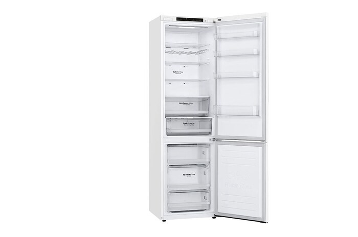 LG 2.03M 384L Kombinerad kyl/frys(Vit) - Energiklass D, Door Cooling™, GBB62SWGGN
