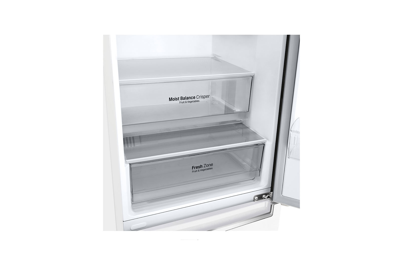 LG  kombinerad Kyl/Frys med DoorCooling⁺™, 203cm (nettovolym 384 liter) , GBB62SWJZN