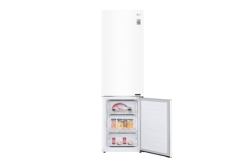 LG kombinerad Kyl/Frys med DoorCooling⁺™, 203cm (nettovolym 384 liter) , GBB62SWJZN