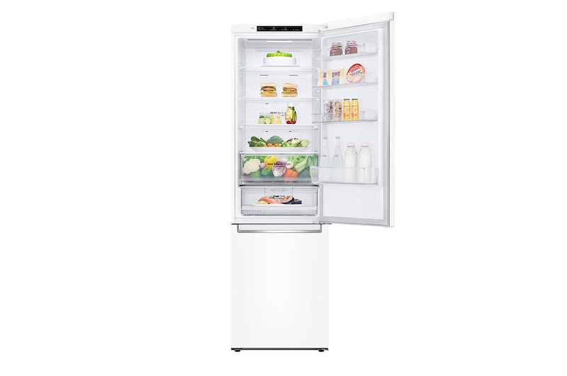 LG kombinerad Kyl/Frys med DoorCooling⁺™, 203cm (nettovolym 384 liter) , GBB62SWJZN