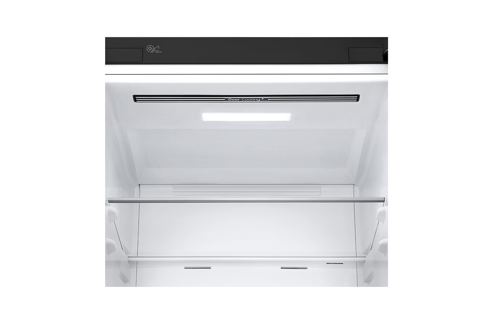 LG 1.86M 341L Kombinerad kyl/frys(Matte Black) - Energiklass E, Door Cooling™ och Smart Diagnosis™ med Wi-Fi, GBB71MCDZN