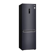 LG 1.86M 341L Kombinerad kyl/frys(Matte Black) - Energiklass E, Door Cooling™ och Smart Diagnosis™ med Wi-Fi, GBB71MCDZN