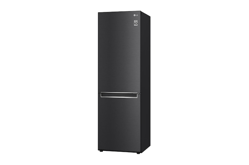 LG 1.86M 341L Kombinerad kyl/frys(Matte Black) - Energiklass D, Door Cooling™, GBB71MCEGN