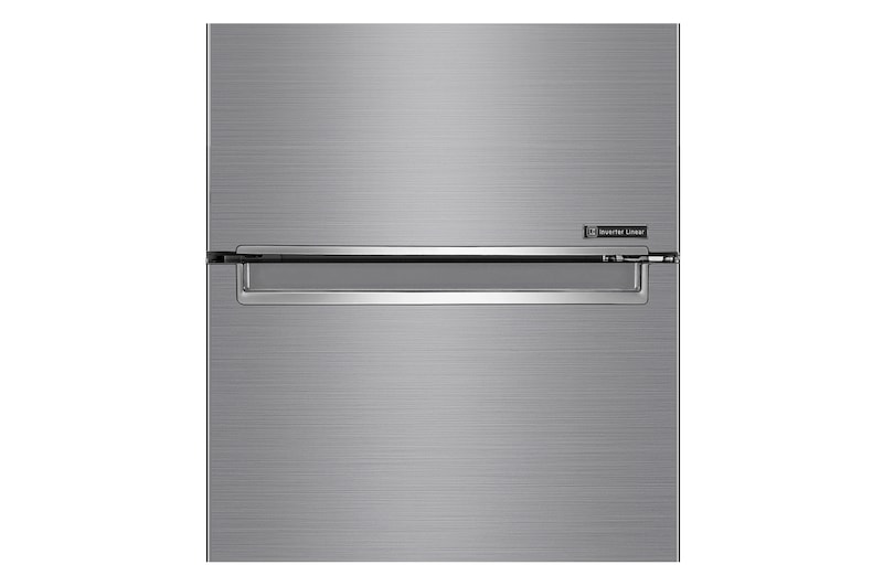 LG 1.86M 341L Kombinerad kyl/frys(Shiny Steel) - Energiklass E, Door Cooling™ och Smart Diagnosis™ med Wi-Fi, GBB71PZDMN
