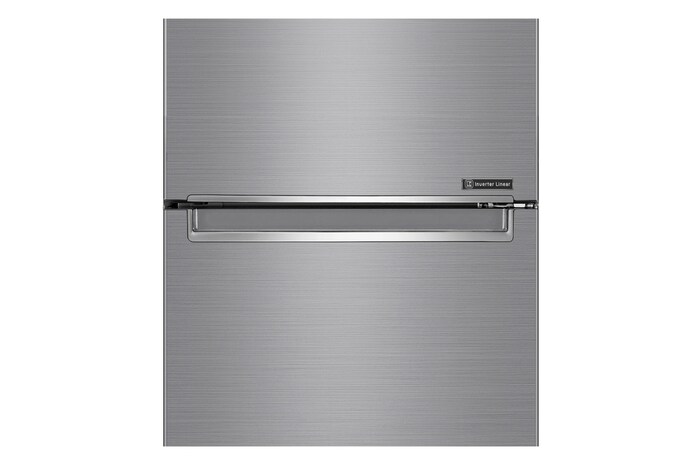 LG 1.86M 341L Kombinerad kyl/frys(Shiny Steel) - Energiklass E, Door Cooling™ och Smart Diagnosis™ med Wi-Fi, GBB71PZDMN