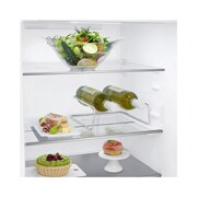 LG 1.86M 341L Kombinerad kyl/frys(Shiny Steel) - Energiklass E, Door Cooling™ och Smart Diagnosis™ med Wi-Fi, GBB71PZDMN