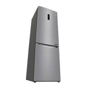 LG 1.86M 341L Kombinerad kyl/frys(Shiny Steel) - Energiklass E, Door Cooling™ och Smart Diagnosis™ med Wi-Fi, GBB71PZDMN