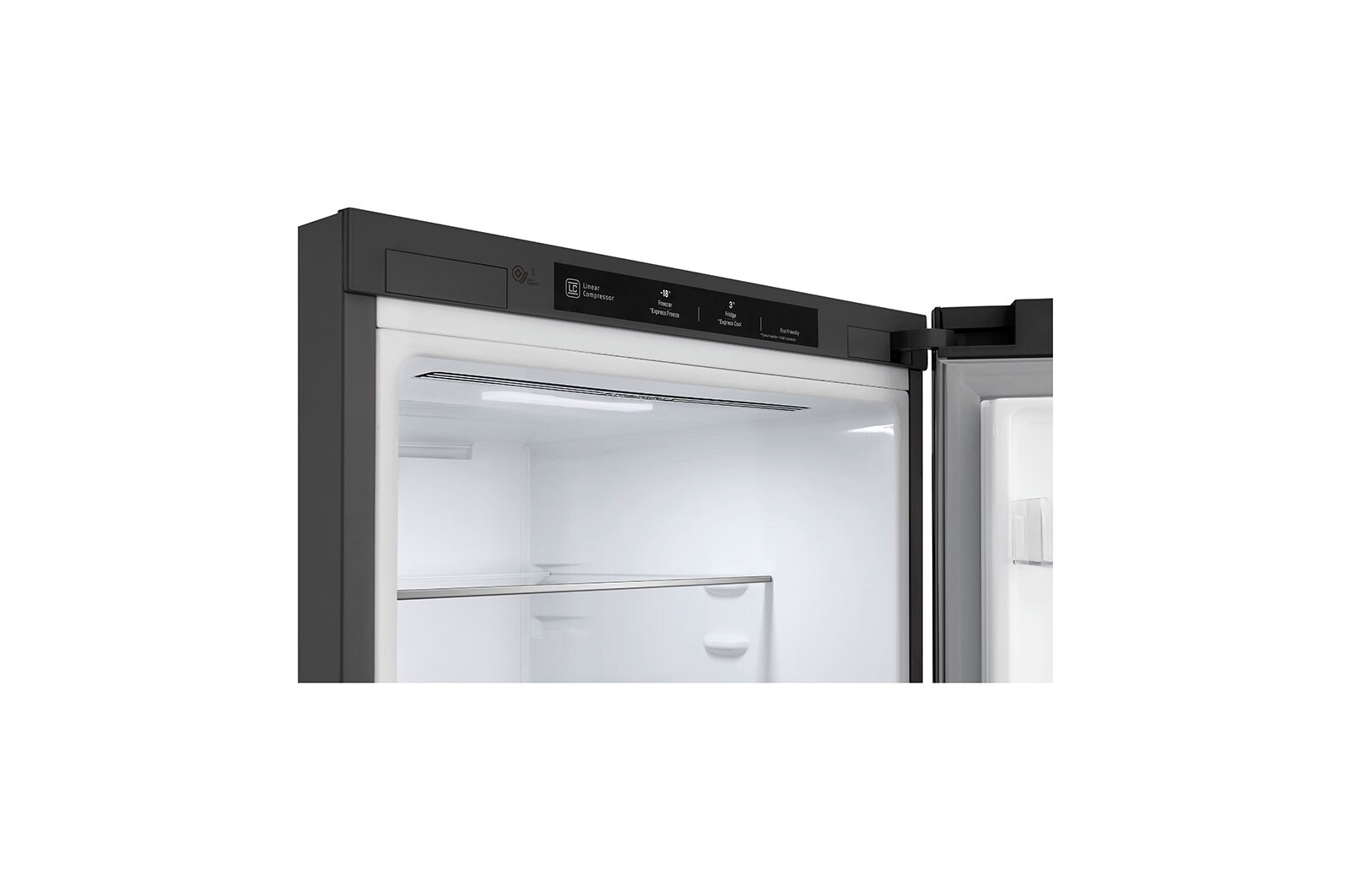 LG 1.86M 341L Kombinerad kyl/frys(Shiny Steel) - Energiklass D, Door Cooling™, GBB71PZEFN
