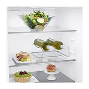 LG 1.86M 341L Kombinerad kyl/frys(Shiny Steel) - Energiklass D, Door Cooling™, GBB71PZEGN