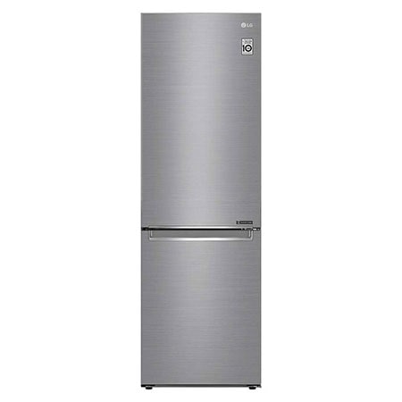 1.86M 341L Kombinerad kyl/frys(Shiny Steel) - Energiklass E, Door Cooling - GBB71PZEMN | LG SE