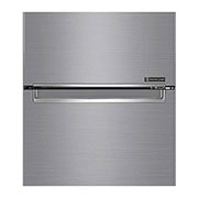 LG 1.86M 341L Kombinerad kyl/frys(Shiny Steel) - Energiklass E, Door Cooling™, GBB71PZEMN