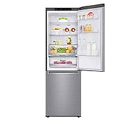 LG 1.86M 341L Kombinerad kyl/frys(Shiny Steel) - Energiklass E, Door Cooling™, GBB71PZEMN