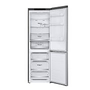 LG 1.86M 341L Kombinerad kyl/frys(Shiny Steel) - Energiklass E, Door Cooling™, GBB71PZEZN