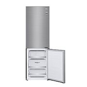 LG 1.86M 341L Kombinerad kyl/frys(Shiny Steel) - Energiklass E, Door Cooling™, GBB71PZEZN