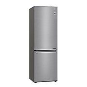 LG 1.86M 341L Kombinerad kyl/frys(Shiny Steel) - Energiklass E, Door Cooling™, GBB71PZEZN