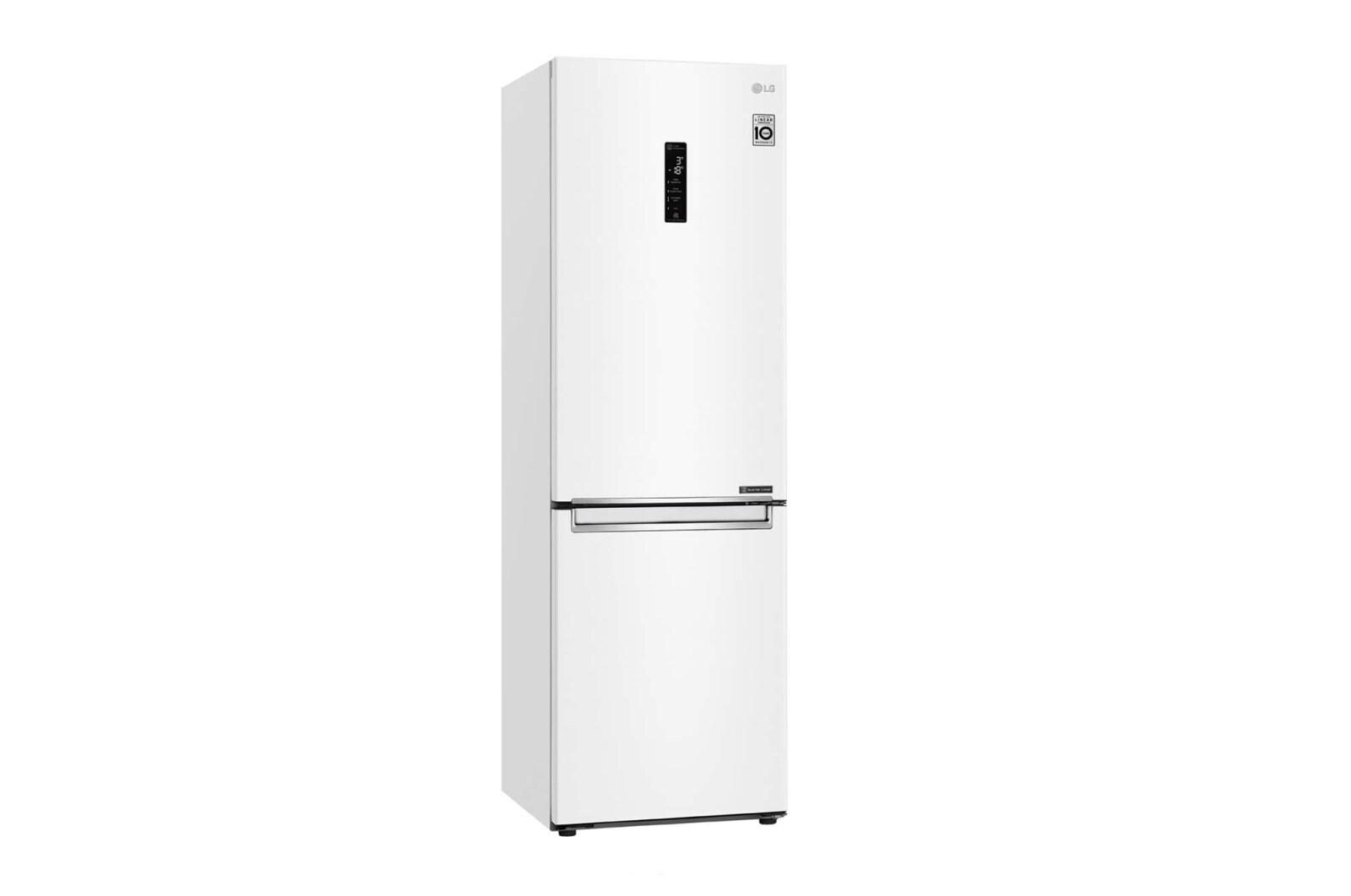 LG 1.86M 341L Kombinerad kyl/frys(Vit) - Energiklass E, Door Cooling™ och Smart Diagnosis™ med Wi-Fi, GBB71SWDZN