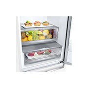LG 1.86M 341L Kombinerad kyl/frys(Vit) - Energiklass D, Door Cooling™, GBB71SWEFN