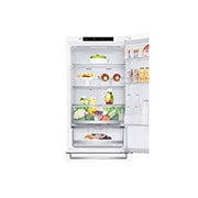 LG 1.86M 341L Kombinerad kyl/frys(Vit) - Energiklass D, Door Cooling™, GBB71SWEFN