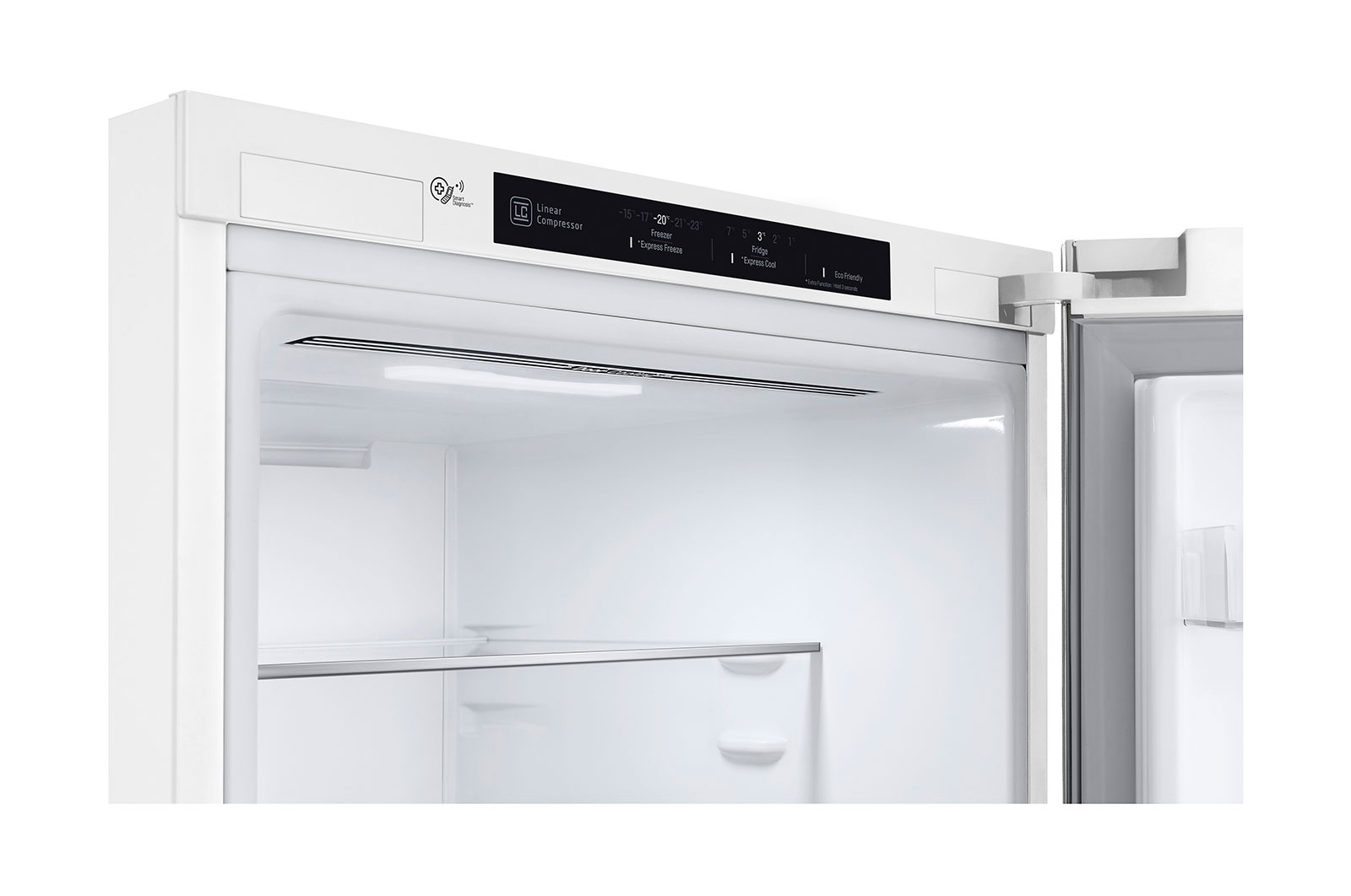 LG 1.86M 341L Kombinerad kyl/frys(Vit) - Energiklass D, Door Cooling™, GBB71SWEFN
