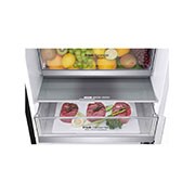 LG 2.03M 384L Kombinerad kyl/frys(Matte Black) - Energiklass E, Door Cooling™ och Smart Diagnosis™ med Wi-Fi, GBB72MCDMN