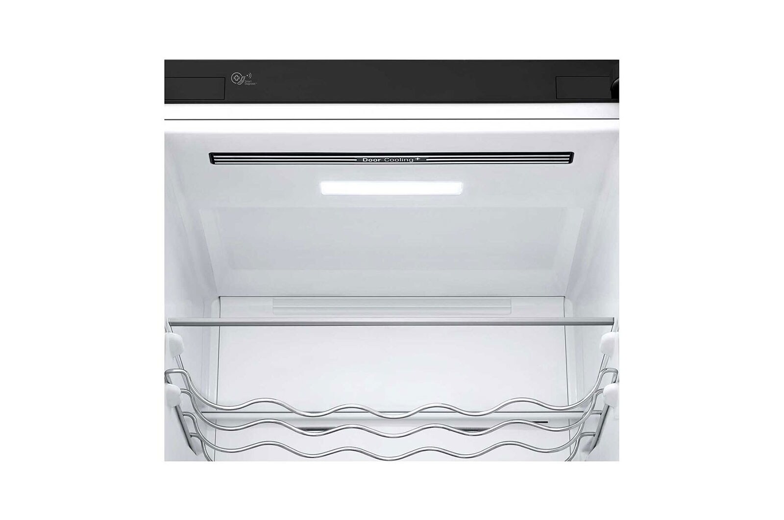 LG 2.03M 384L Kombinerad kyl/frys(Matte Black) - Energiklass E, Door Cooling™ och Smart Diagnosis™ med Wi-Fi, GBB72MCDMN