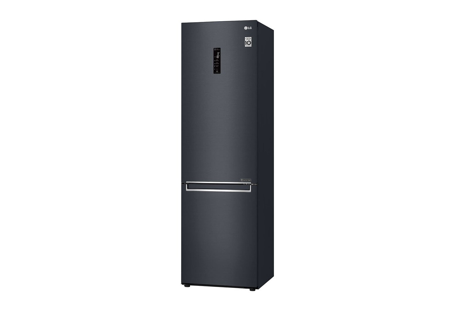 LG 2.03M 384L Kombinerad kyl/frys(Matte Black) - Energiklass E, Door Cooling™ och Smart Diagnosis™ med Wi-Fi, GBB72MCDMN