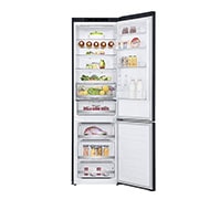 LG 2.03M 384L Kombinerad kyl/frys(Matte Black) - Energiklass D, Door Cooling™, GBB72MCEFN