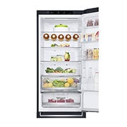 LG 2.03M 384L Kombinerad kyl/frys(Matte Black) - Energiklass D, Door Cooling™, GBB72MCEFN