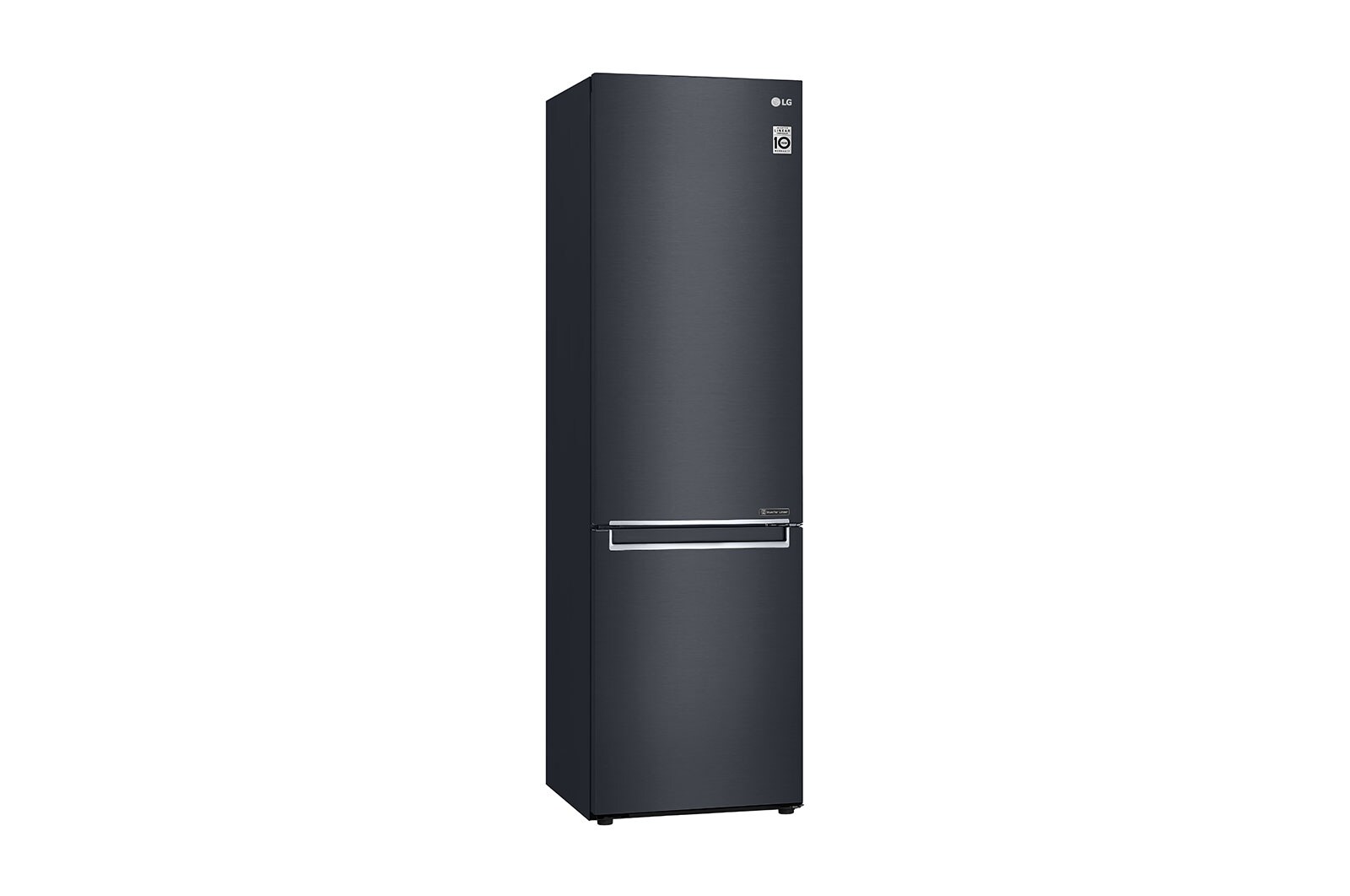 LG 2.03M 384L Kombinerad kyl/frys(Matte Black) - Energiklass D, Door Cooling™, GBB72MCEFN