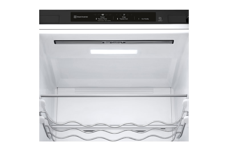 LG 2.03M 384L Kombinerad kyl/frys(Matte Black) - Energiklass D, Door Cooling™, GBB72MCEGN