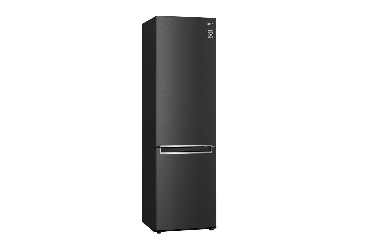 LG 2.03M 384L Kombinerad kyl/frys(Matte Black) - Energiklass D, Door Cooling™, GBB72MCEGN