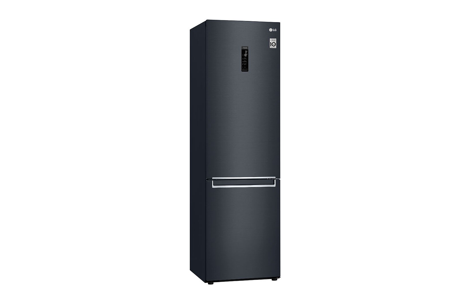 LG 2.03M 384L Kombinerad kyl/frys(Matte Black) - Energiklass D, Door Cooling™ och Smart Diagnosis™ med Wi-Fi, GBB72MCUFN