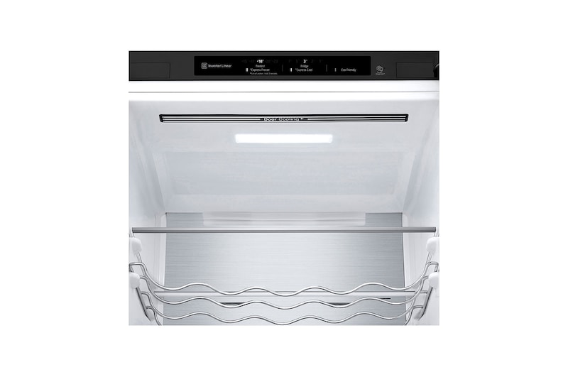 LG 2.03M 384L Kombinerad kyl/frys(Matte Black) - Energiklass D, Door Cooling™ och Smart Diagnosis™ , GBB72MCVGN