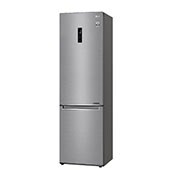 LG 2.03M 384L Kombinerad kyl/frys(Shiny Steel) - Energiklass E, Door Cooling™ och Smart Diagnosis™ med Wi-Fi, GBB72PZDMN