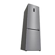 LG 2.03M 384L Kombinerad kyl/frys(Shiny Steel) - Energiklass E, Door Cooling™ och Smart Diagnosis™ med Wi-Fi, GBB72PZDMN