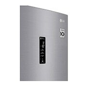 LG 2.03M 384L Kombinerad kyl/frys(Shiny Steel) - Energiklass E, Door Cooling™ och Smart Diagnosis™ med Wi-Fi, GBB72PZDMN