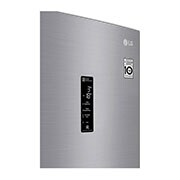 LG 2.03M 384L Kombinerad kyl/frys(Shiny Steel) - Energiklass E, Door Cooling™ och Smart Diagnosis™ med Wi-Fi, GBB72PZDZN