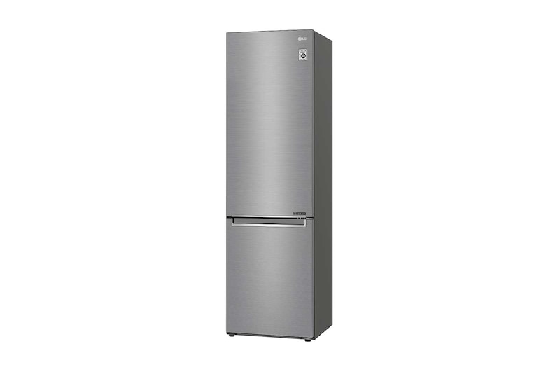 LG 2.03M 384L Kombinerad kyl/frys(Shiny Steel) - Energiklass D, Door Cooling™, GBB72PZEFN