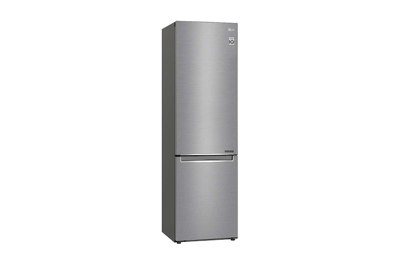 LG 2.03M 384L Kombinerad kyl/frys(Shiny Steel) - Energiklass D, Door Cooling™, GBB72PZEFN