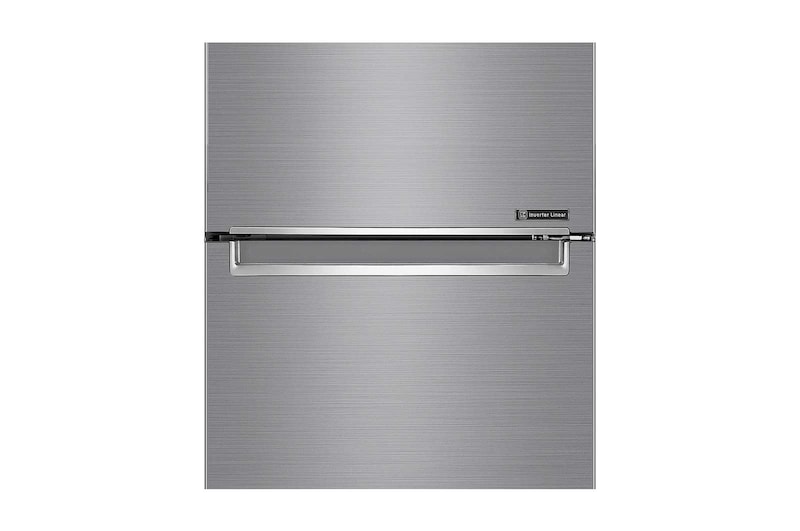 LG 2.03M 384L Kombinerad kyl/frys(Shiny Steel) - Energiklass D, Door Cooling™, GBB72PZEFN